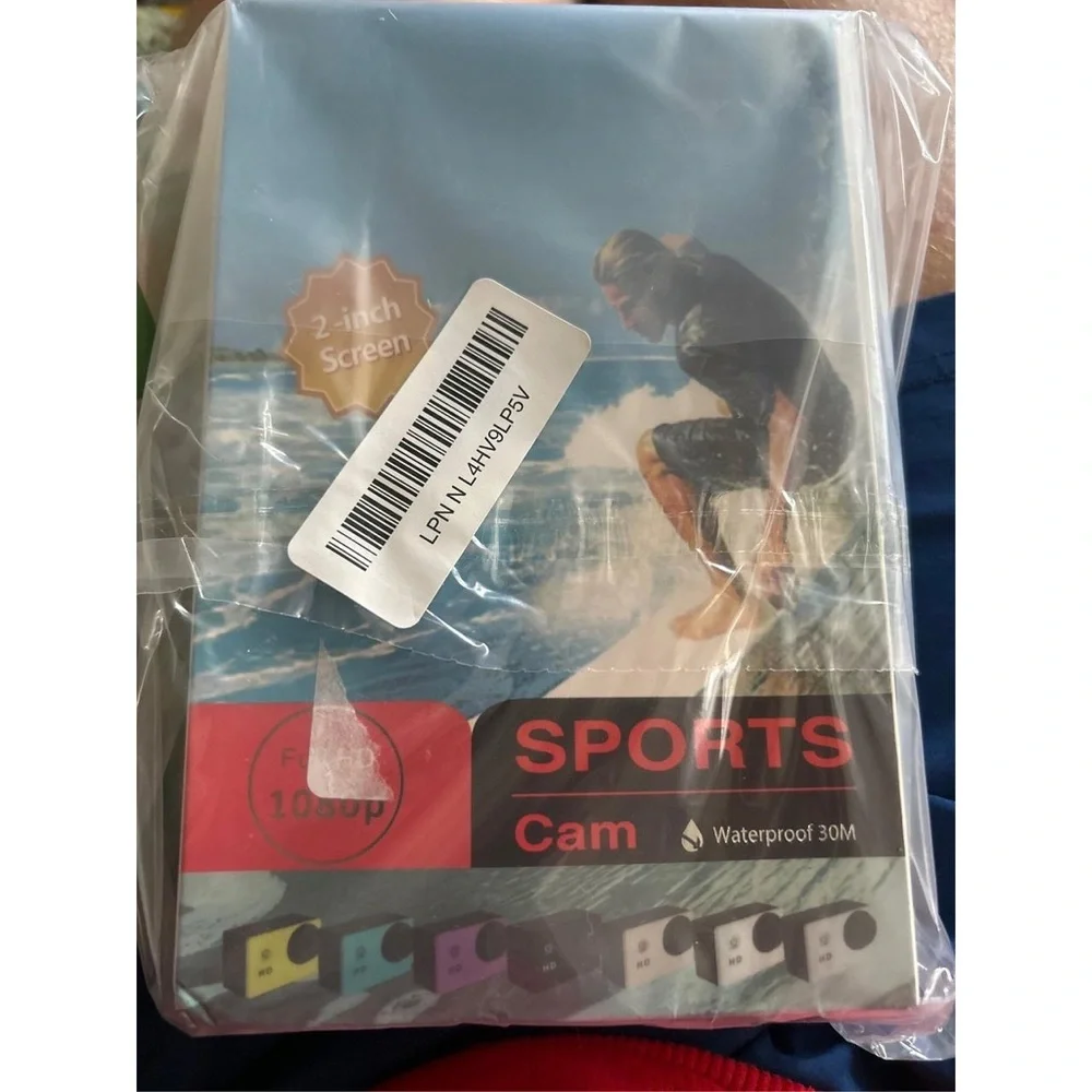 NWT!VEMONT Action Camera, 1080P 12MP Sports Camera Full HD 2.0Inch Action Cam30m
